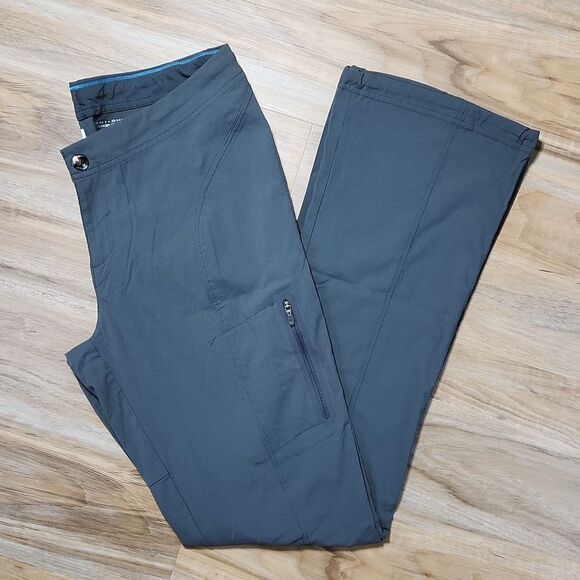 ☔️💜Columbia Gray Lightweight Omni-Shield Hiking Pants Size 8/29 - Picture 1 of 10